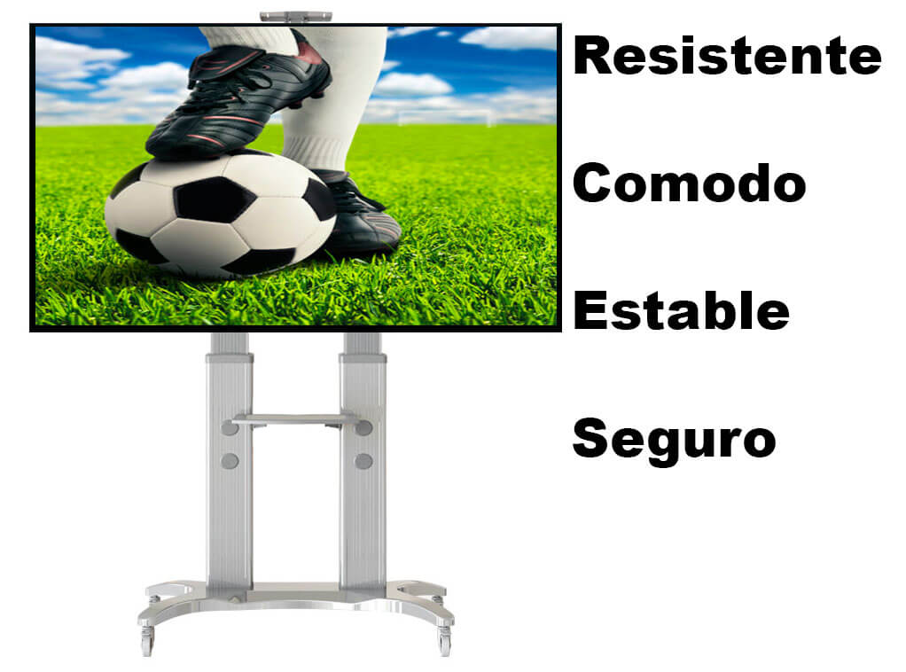 Soporte de televisor con resistente,comodo,estable y seguro